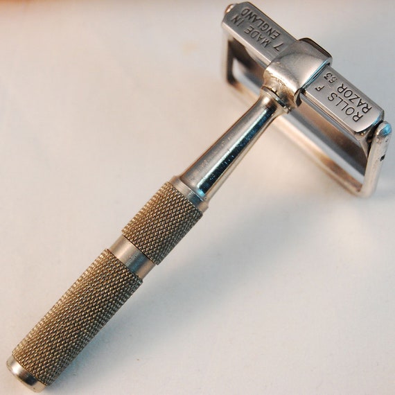 Antique English Rolls Razor Safety Blade Sharpener For Sale at