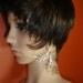 Unique and Attractive Aluminium Leaves Fashion Dangling Earring, Ladies Earrings, Women Earrings, Long Earrings