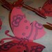 20 Hello Kitty 3D Silhouette Face Butterflies Die Cuts , Kids Room, Little Girls Room, Kids Play Room, Nursery, Wall Art, Wall Decor Decal