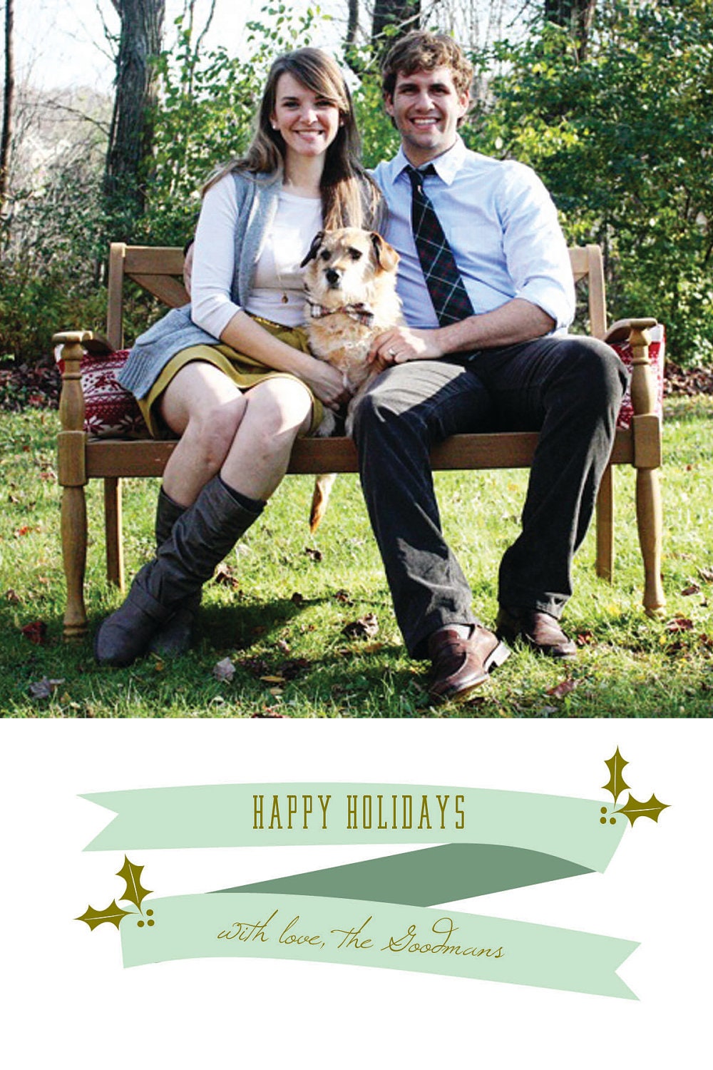 Custom Christmas Photo Card