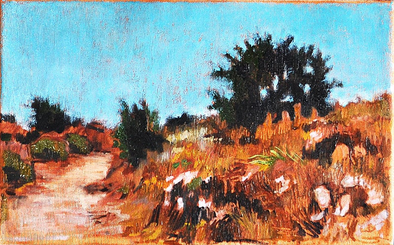 San Diego, California Landscape Painting, Balboa Park