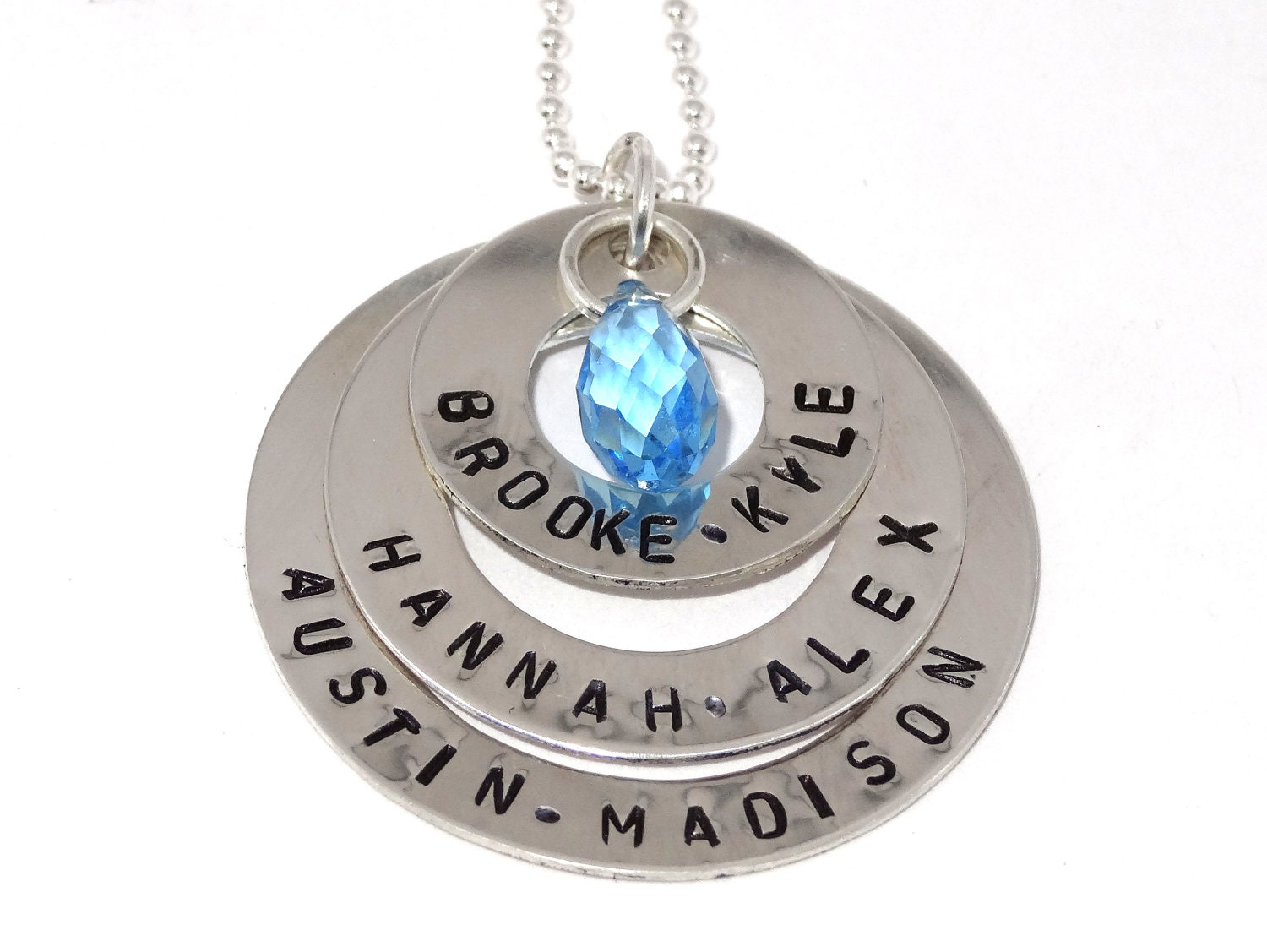Personalized Jewelry - Hand Stamped Mommy Necklace - Mommy Jewelry