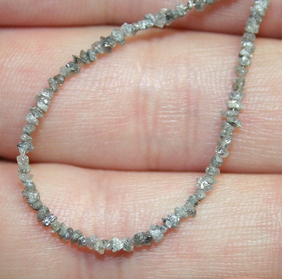 Spiritual Vibration Hematite and Diamonds Wire Wrapped Necklace