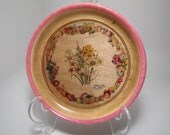 Handcrafted Hard Maple Platter with Floral Arrangement
