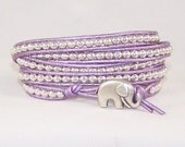 STERLING SILVER Leather Wrap Bracelet, All Sizes, All Colors, Order Now, free Shipping
