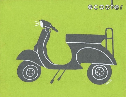 the estate of things chooses scooter print