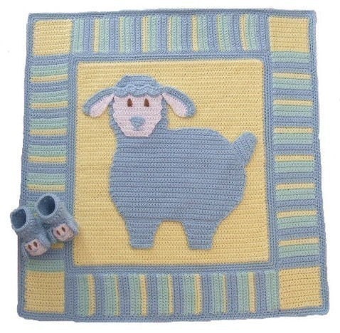 Mini Igloo Baby Blanket | Free Crochet Pattern