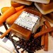 Spiced Carrot bath soap with organic slippery elm and carrot seed oil