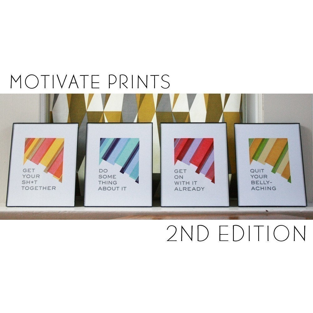 4 Prints to Motivate