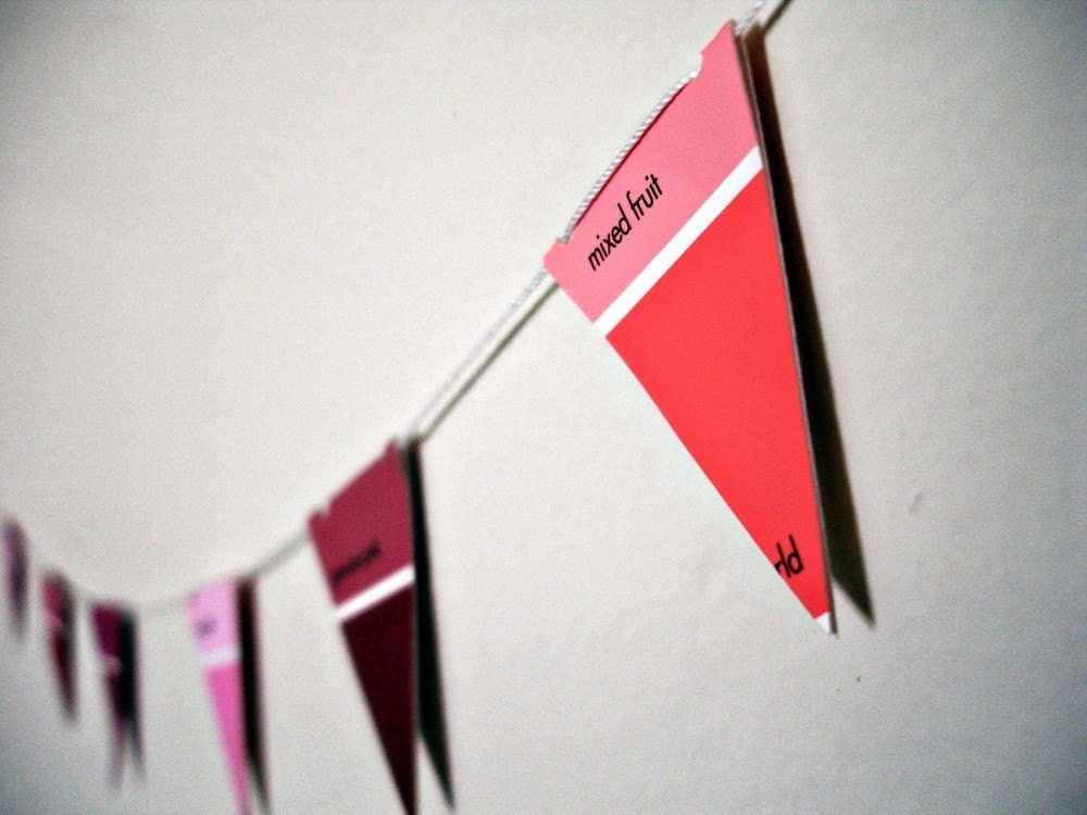 Paint Chips bunting