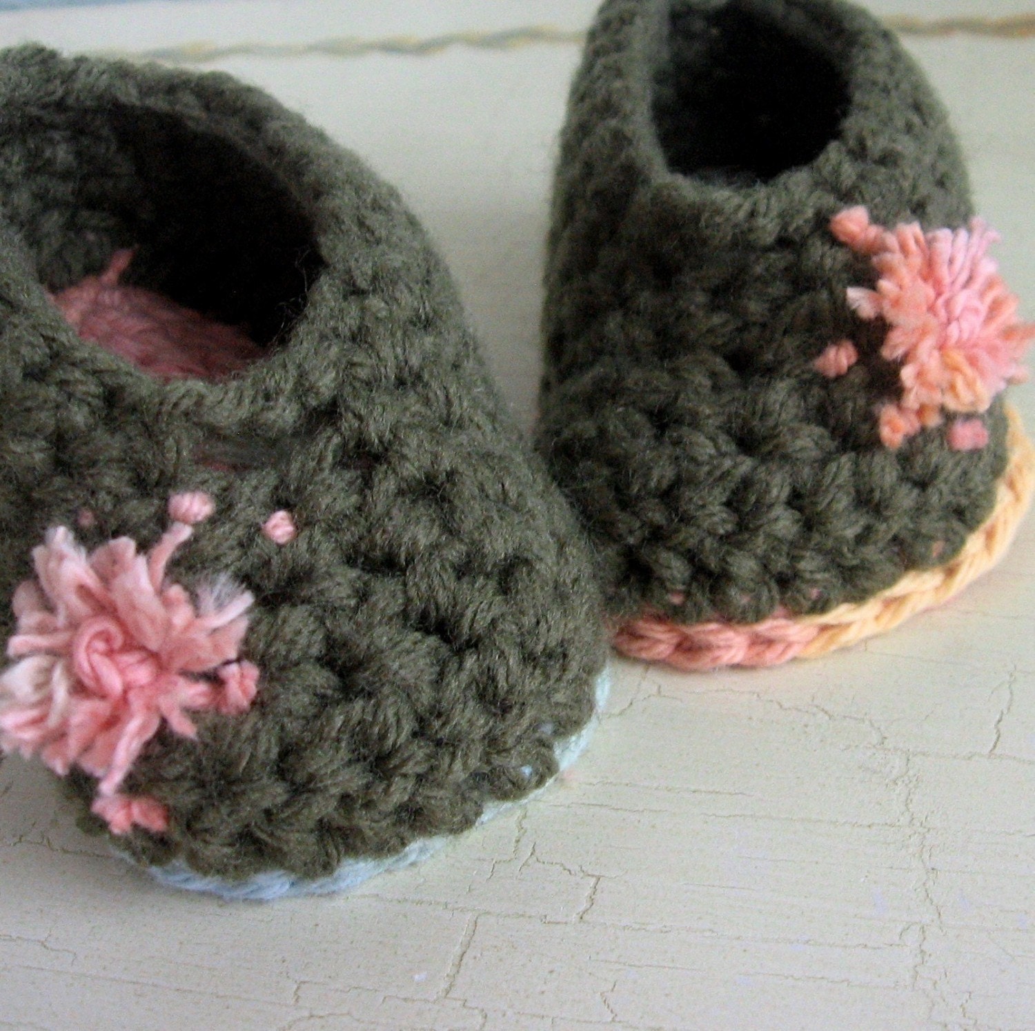 Knotty Generation: Mary Jane Baby Booties Crochet Pattern