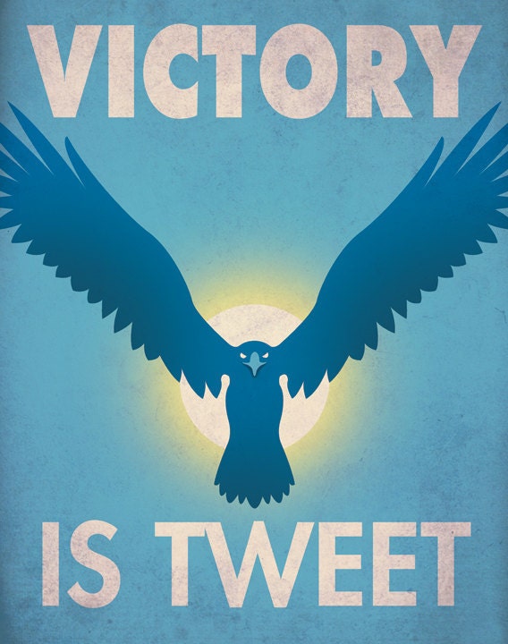 Social Media Propaganda Poster