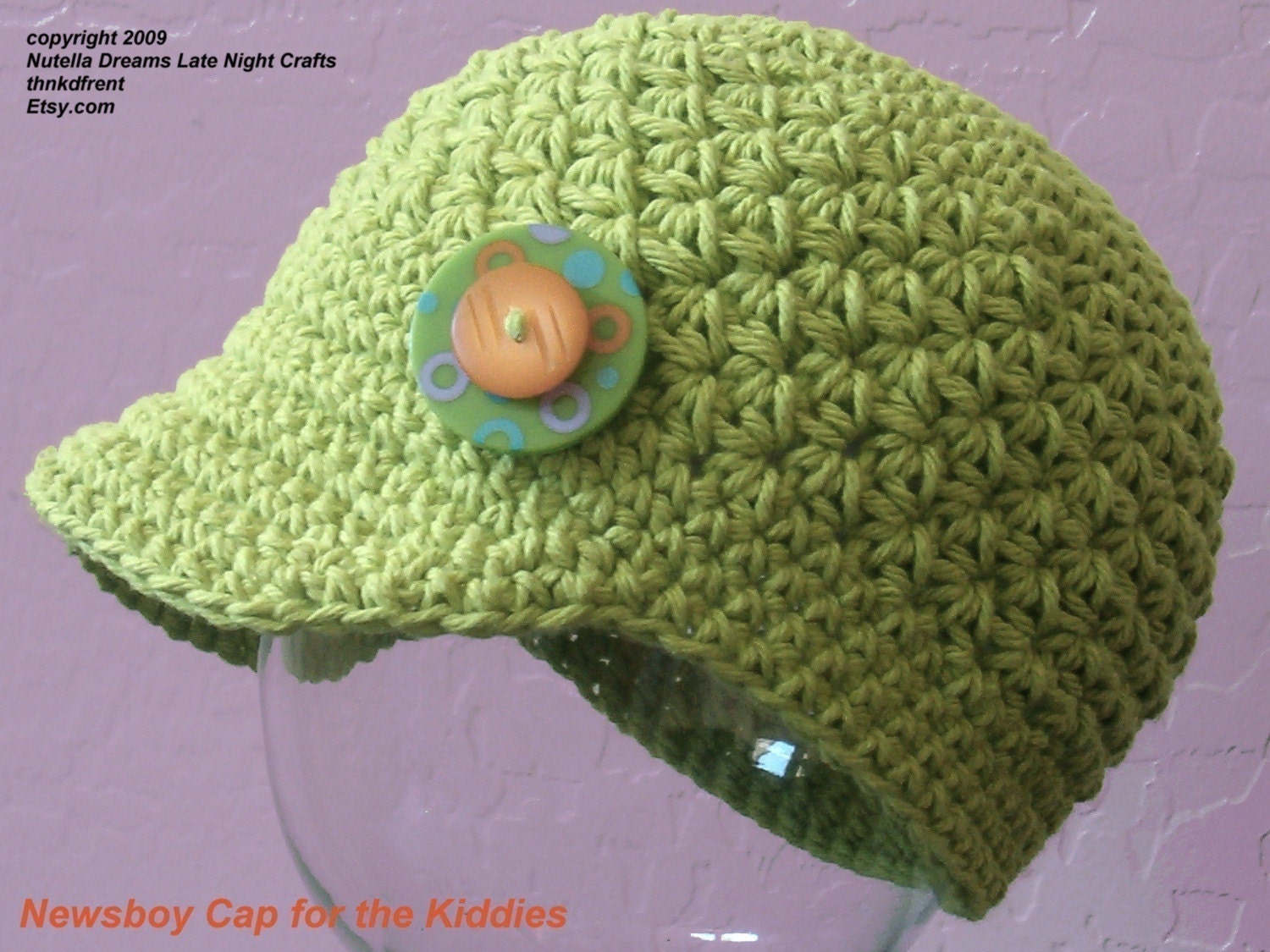 Crochet or knit newsboy cap and hat patterns FREE - Providence